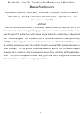 Cover page: Stochastic Liouville equations for femtosecond stimulated Raman spectroscopy
