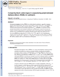 Cover page: Comparing black carbon types in sequestering polybrominated diphenyl ethers (PBDEs) in sediments