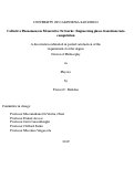 Cover page: Collective Phenomena in Memristive Networks: Engineering phase transitions into computation