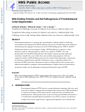 Cover page: RNA Binding Proteins and the Pathogenesis of Frontotemporal Lobar Degeneration