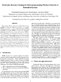 Cover page: Declarative Resource Naming for Macroprogramming Wireless Networks of
Embedded Systems