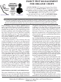 Cover page: Insect Management for Organic Crops