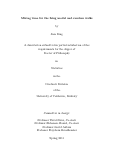 Cover page: Mixing time for the Ising model and random walks