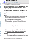 Cover page: Who receives contraception counseling when starting new lupus medications? The potential roles of race, ethnicity, disease activity, and quality of communication.