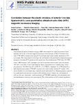 Cover page: Correlation between the elastic modulus of anterior cruciate ligament (ACL) and quantitative ultrashort echo time (UTE) magnetic resonance imaging.