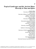 Cover page: 2 Tropical Landscapes and the Ancient Maya: Diversity in Time and Space