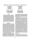 Cover page: Modeling the Use of Frequency and Contextual Biases in Sentence Processing