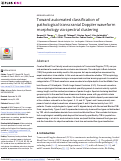 Cover page: Toward automated classification of pathological transcranial Doppler waveform morphology via spectral clustering.