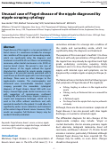 Cover page: Unusual case of Paget disease of the nipple diagnosed by nipple scraping cytology