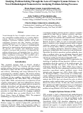 Cover page: Studying Problem Solving through the Lens of Complex Systems Science: A Novel Methodological Framework for Analyzing Problem-Solving Processes