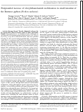 Cover page: Postprandial increase of oleoylethanolamide mobilization in small intestine of the Burmese python (Python molurus).