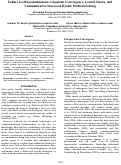 Cover page: Failure to (Mis)communicate: Linguistic Convergence, Lexical Choice, and Communicative Success in Dyadic Problem Solving