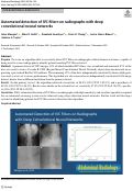 Cover page: Automated detection of IVC filters on radiographs with deep convolutional neural networks.