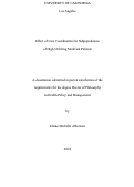 Cover page: Effect of Care Coordination for Subpopulations of High-Utilizing Medicaid Patients