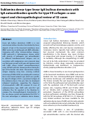 Cover page: Sublamina densa-type linear IgA bullous dermatosis with IgA autoantibodies specific for type VII collagen: a case report and clinicopathological review of 32 cases