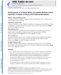 Cover page: Gait dyspraxia as a clinical marker of cognitive decline in Down syndrome: A review of theory and proposed mechanisms