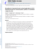 Cover page: Biosynthesis of Mycotoxin Fusaric Acid and Application of a PLP-Dependent Enzyme for Chemoenzymatic Synthesis of Substituted l-Pipecolic Acids.