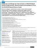 Cover page: Endpoints and Design for Clinical Trials in USH2A-Related Retinal Degeneration: Results and Recommendations From the RUSH2A Natural History Study