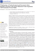 Cover page: Combination of Pembrolizumab and Stereotactic Body Radiation Therapy in Recurrent Metastatic Penile Squamous Cell Carcinoma: A Case Study