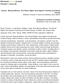 Cover page: Review: Bearing Witness: The Human Rights Case Against Fracking and Climate Change