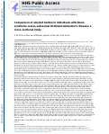 Cover page: Comparison of amyloid burden in individuals with Down syndrome versus autosomal dominant Alzheimer's disease: a cross-sectional study