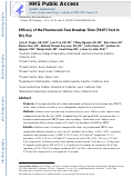 Cover page: Efficacy of the Fluorescein Tear Breakup Time Test in Dry Eye.