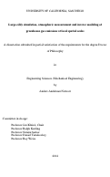 Cover page: Large-eddy simulation, atmospheric measurement and inverse modeling of greenhouse gas emissions at local spatial scales /