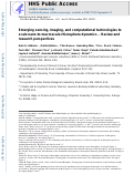 Cover page: Emerging sensing, imaging, and computational technologies to scale nano-to macroscale rhizosphere dynamics – Review and research perspectives