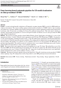 Cover page: Deep learning-based automatic pipeline for 3D needle localization on intra-procedural 3D MRI.