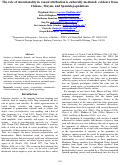 Cover page: The role of intentionality in causal attribution is culturally mediated: evidence from
Chinese, Mayan, and Spanish populations