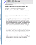 Cover page: Estimation of flux ratios without uptake or release data: Application to serine and methionine metabolism