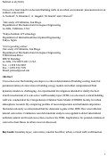 Cover page: Convective heat transfer on leeward building walls in an urban environment: Measurements in an outdoor scale model