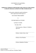 Cover page: Modeling nitrogen fertilizer litigation on tort-based climate change lawsuits in the United States