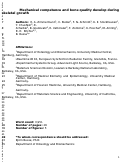 Cover page: Mechanical Competence and Bone Quality Develop During Skeletal Growth