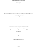 Cover page: The Relation Between Race-based Stressors and Cognitive Control Processes in Latinx College Students