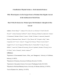 Cover page: Monoterpenes are the largest source of summertime organic aerosol in the southeastern United States