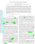 Cover page: Error matrices in quantum process tomography