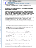 Cover page: Costs of coronary heart disease and mortality associated with near-roadway air pollution