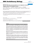 Cover page: Genetic specificity and potential for local adaptation between dengue viruses and mosquito vectors