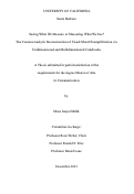 Cover page: Seeing What We Measure or Measuring What We See? The Content-Analytic Deconstruction of Visual Moral Exemplification via Unidimensional and Multidimensional Codebooks