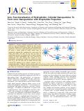 Cover page: Ionic Functionalization of Hydrophobic Colloidal Nanoparticles To Form Ionic Nanoparticles with Enzymelike Properties