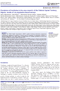 Cover page: Prevalence of trachoma in the area councils of the Federal Capital Territory, Nigeria: results of six population-based surveys