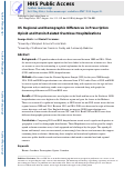 Cover page: US regional and demographic differences in prescription opioid and heroin-related overdose hospitalizations