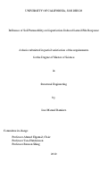 Cover page: Influence of soil permeability on liquefaction-induced lateral pile response