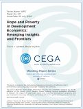 Cover page: Hope and Poverty in Development Economics: Emerging Insights and Frontiers