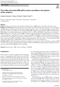 Cover page: The utility of prostate MRI within active surveillance: description of the evidence