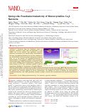 Cover page: Spring-Like Pseudoelectroelasticity of Monocrystalline Cu2S Nanowire