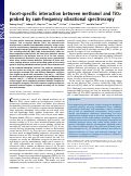 Cover page: Facet-specific interaction between methanol and TiO2 probed by sum-frequency vibrational spectroscopy