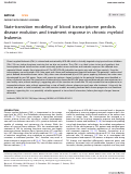 Cover page: State-transition modeling of blood transcriptome predicts disease evolution and treatment response in chronic myeloid leukemia