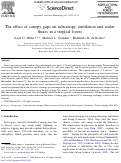 Cover page: The effect of canopy gaps on subcanopy ventilation and scalar fluxes in a tropical forest